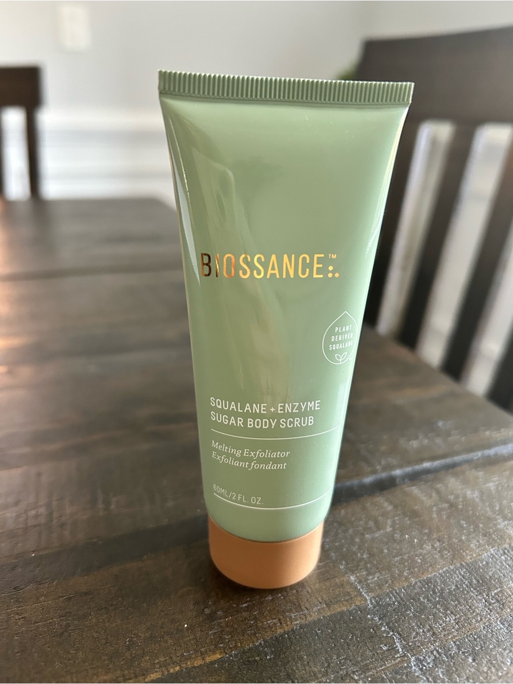 Biossance Green Squalane + Enzyme Sugar Body Scrub